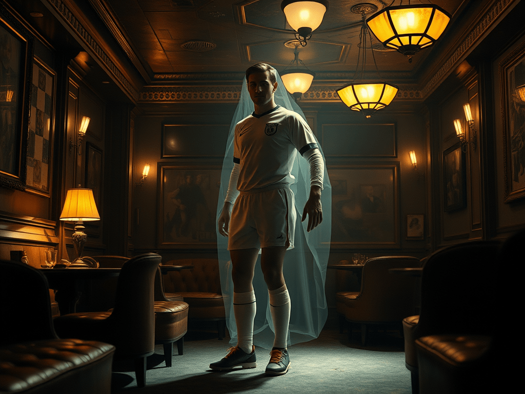 A Ghostly Footballer